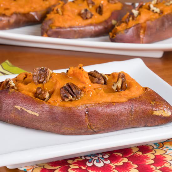 Twice Baked Sweet Potatoes