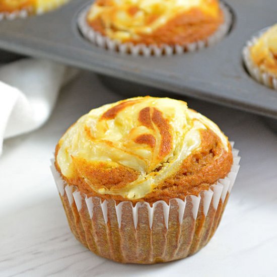 Pumpkin Cream Cheese Muffins