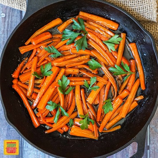 Brown Sugar Glazed Carrots