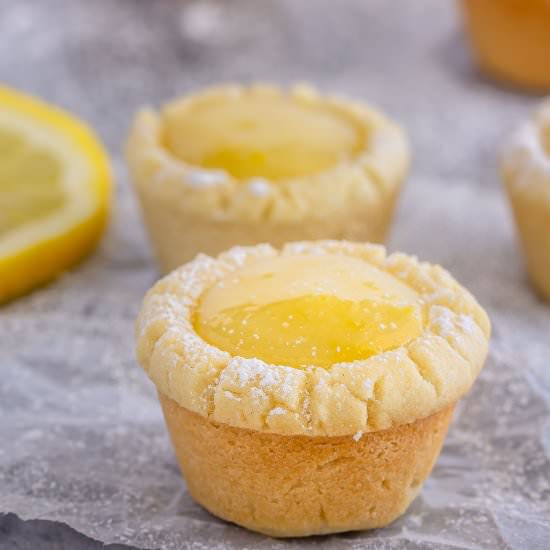 Lemon Sugar Cookie Cups