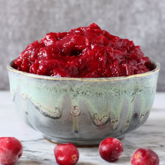 Sugar Free Cranberry Sauce