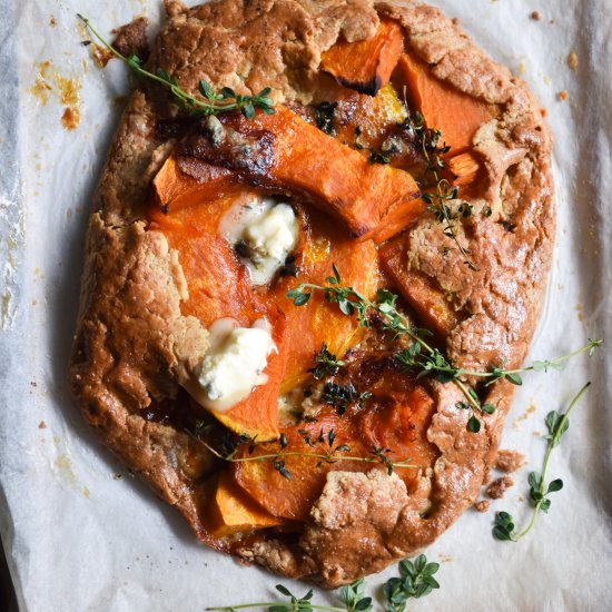 Gluten free pumpkin galette