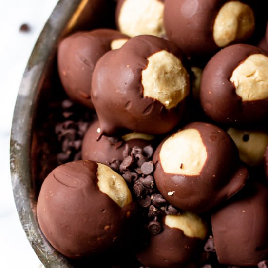 Chocolate Peanut Butter Buckeyes