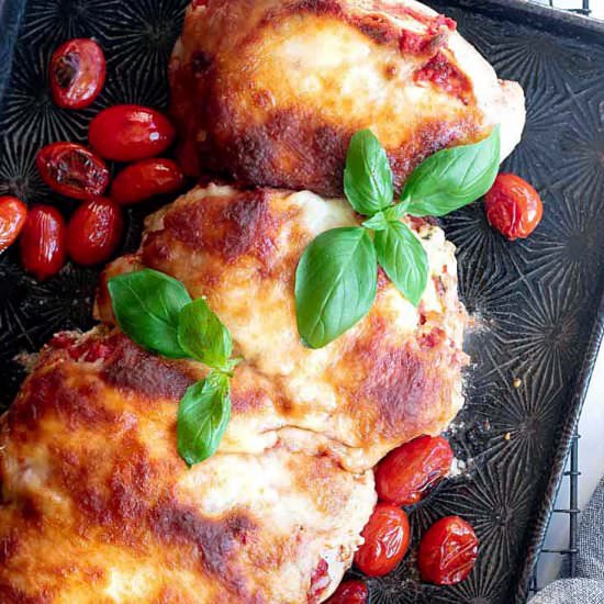 Lasagna Stuffed Chicken