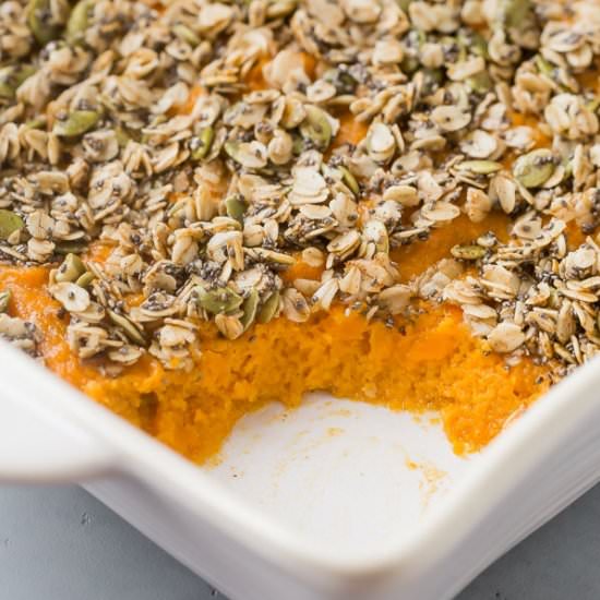 Healthy Sweet Potato Casserole