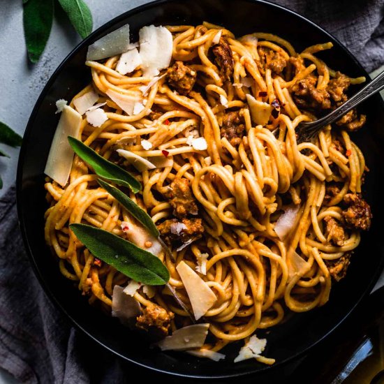 Creamy Pumpkin Pasta