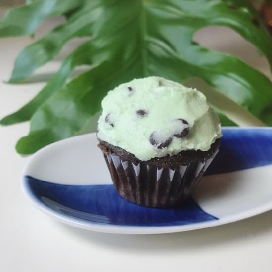 Mint Chocolate Cupcakes (Vegan/GF)