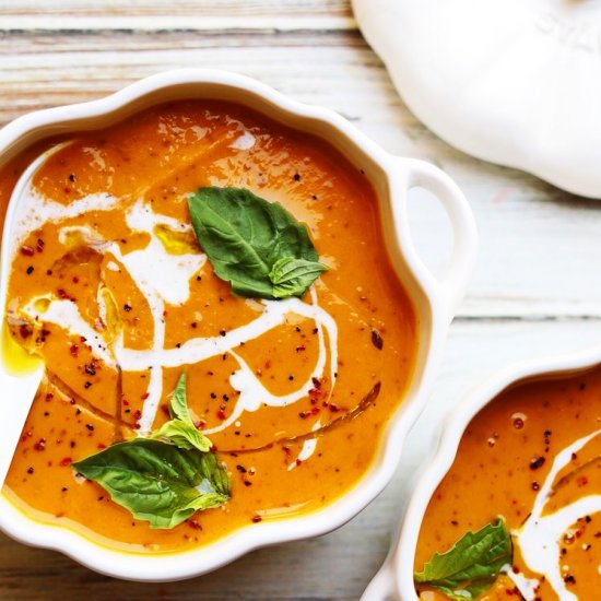 Pumpkin and Sweet Potato Soup