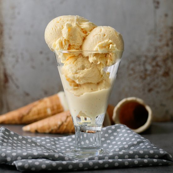 No-churn milk tart ice cream