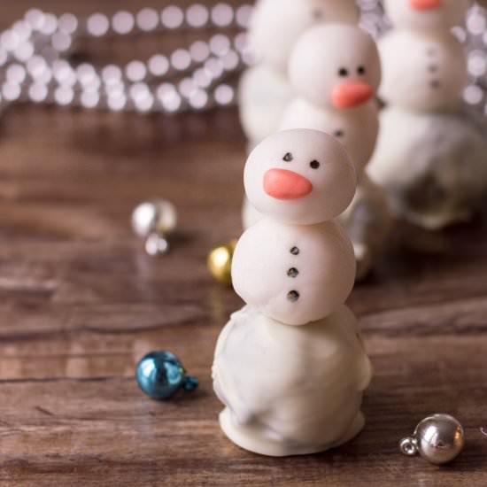 Snowman Oreo Truffles