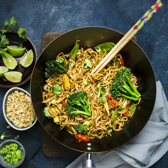 VEGETARIAN PAD THAI NOODLES