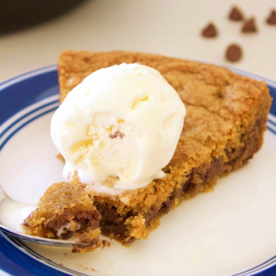 Chocolate Chip Skillet Cookie