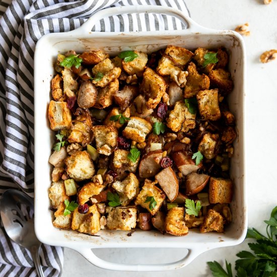 Caramelized Onion + Walnut Stuffing