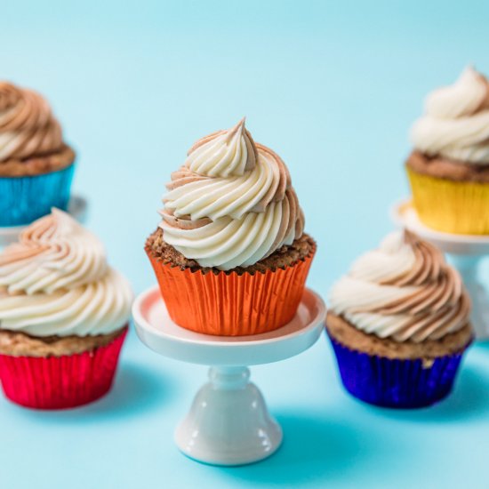 Cinnamon Snickerdoodle Cupcakes