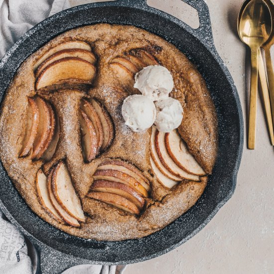 Healthy Apple Peanut Butter Skillet