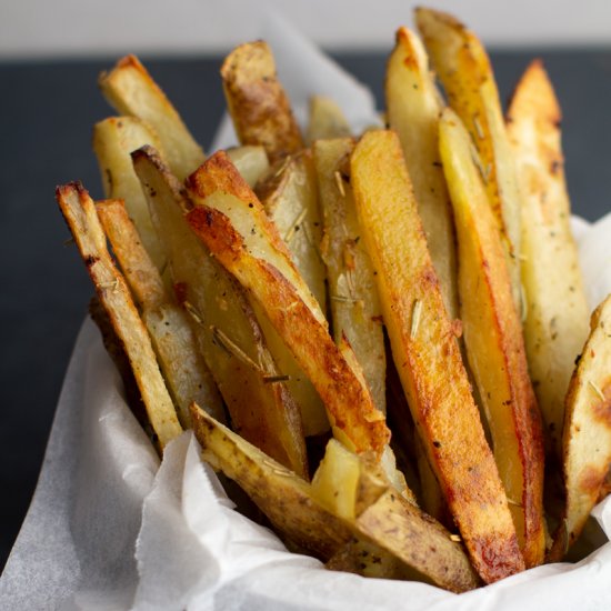 Baked French Fries with Rosemary