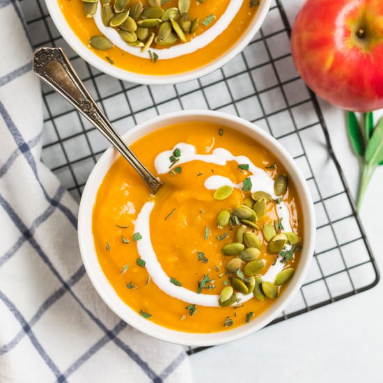 Crockpot Butternut Squash Soup