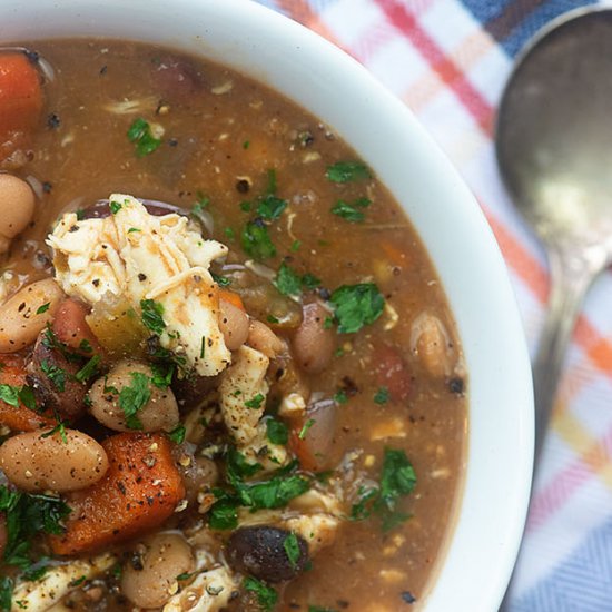 LEFTOVER TURKEY SOUP