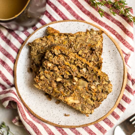 Vegan Lentil Loaf