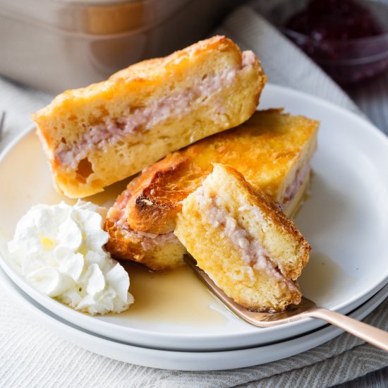 Baked Stuffed French Toast