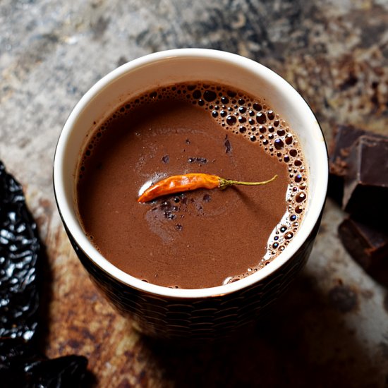 Spicy & Boozy Hot Chocolate