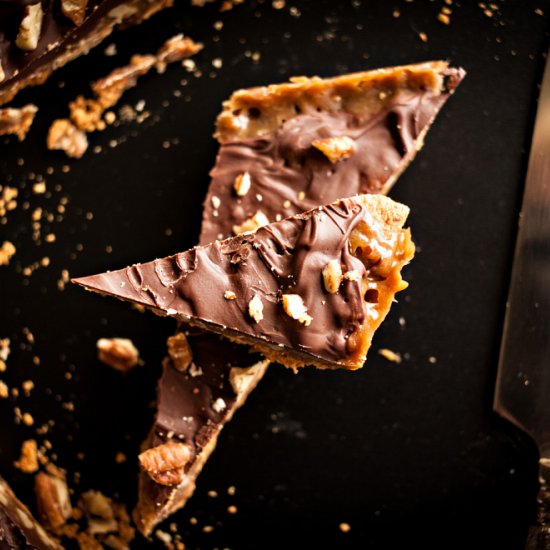 Graham Cracker Toffee Crack