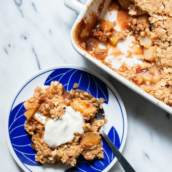 Gluten-Free Vegan Apple Crisp