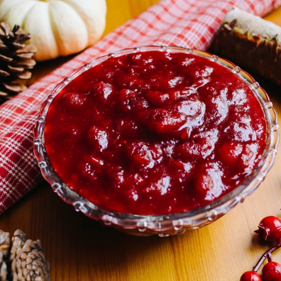 Low Carb Cranberry Sauce