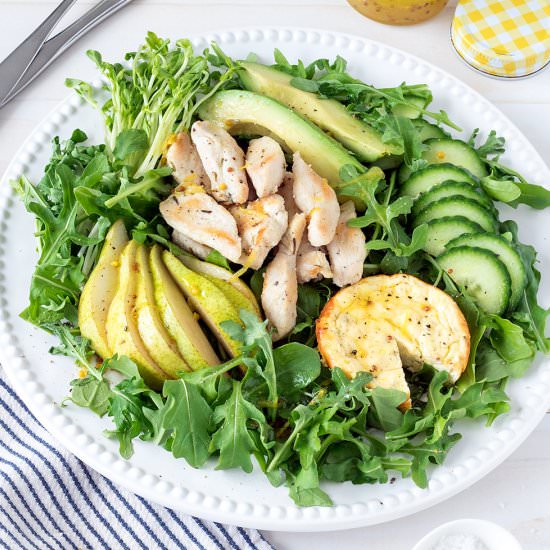 Chicken and Baked Ricotta Salads