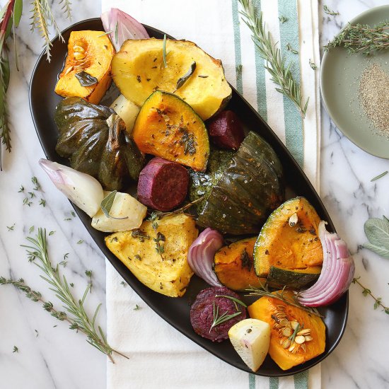 Herb & Butter Roasted Root Vegetabl