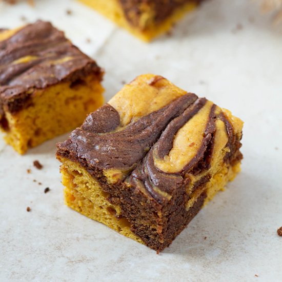 Brownie Pumpkin Bars