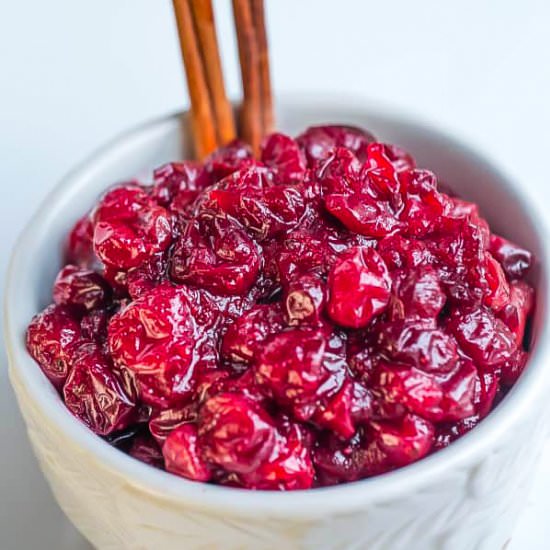 Low Carb Cranberry Sauce