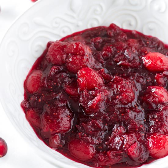 Cranberry Grape Sauce