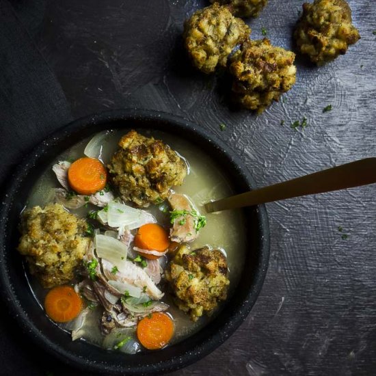 Turkey and Dumplings Soup