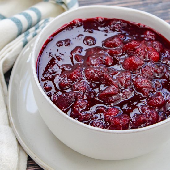 Cabernet Cranberry Sauce