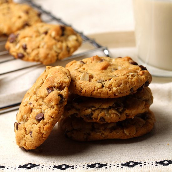 Loaded Peanut Butter Cookies