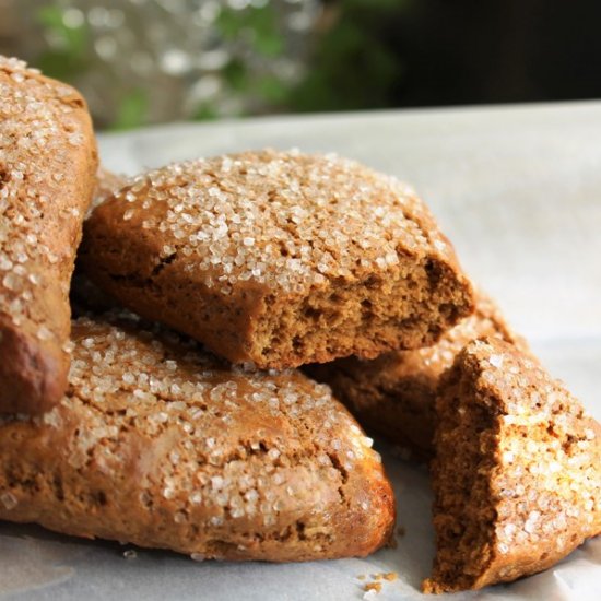 Holiday Gingerbread Scones