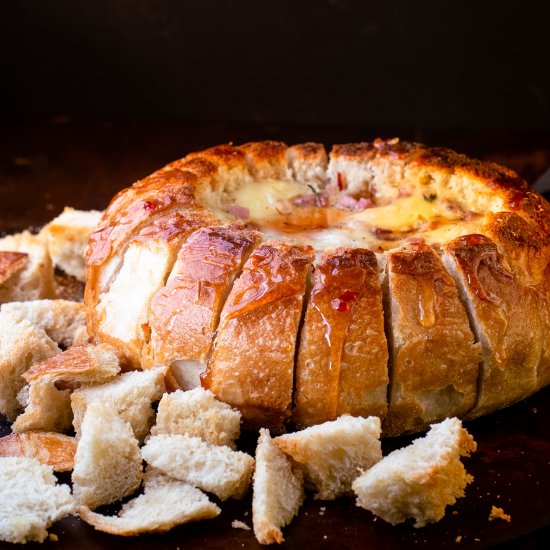 Baked Brie Bread Bowl