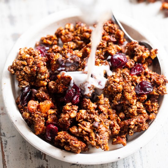 Grain Free Gingerbread Granola