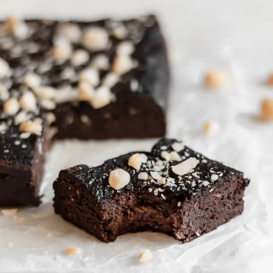 Macadamia Nut Pumpkin Brownies