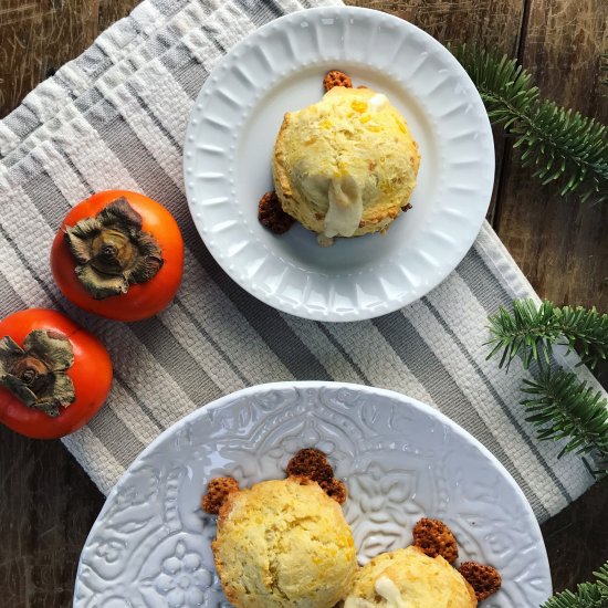 Butternut Squash & Shallot Biscuits