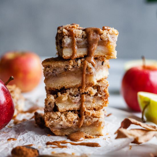 Apple Kuchen Bars With Pecans