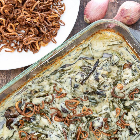 Roasted Green Bean Casserole