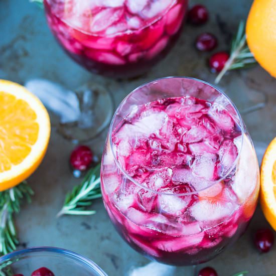 Cranberry Pom Citrus Mocktail