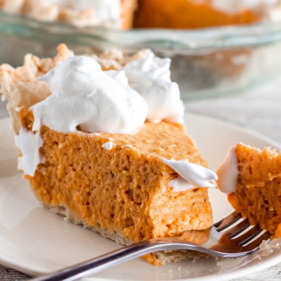 Sweet Potato Chiffon Pie