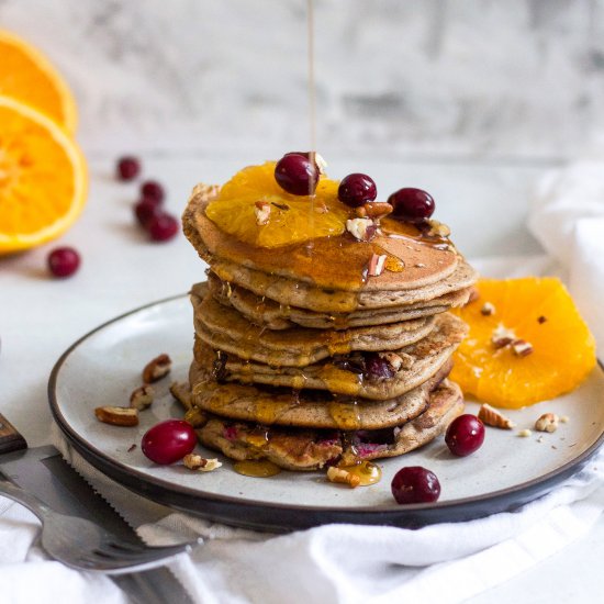 Cranberry Orange Pancakes