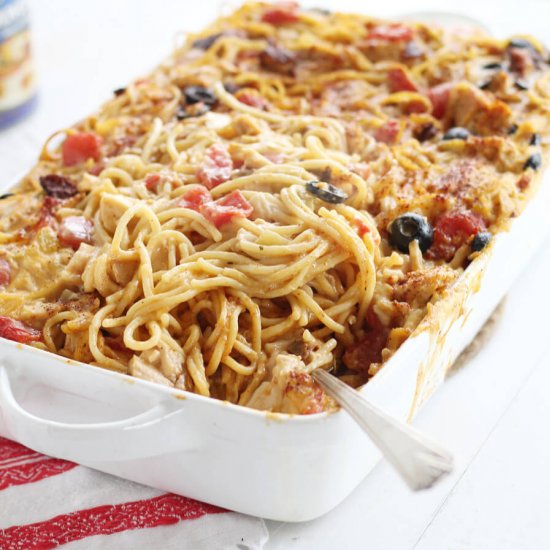 Mexican Chicken Spaghetti