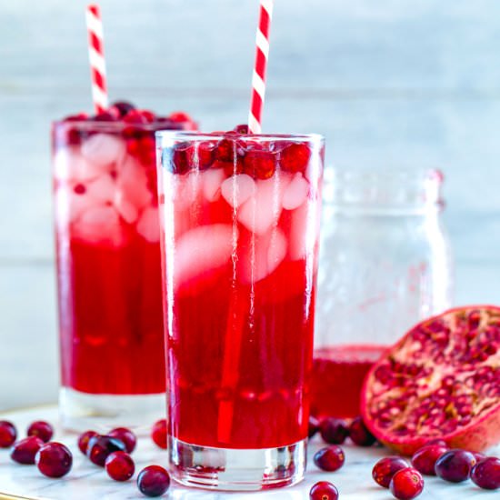 Cranberry Pomegranate Sparkler