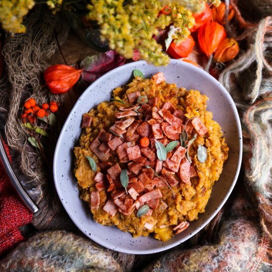 Butternut Squash Lentil Mash