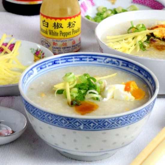 Cantonese rice porridge